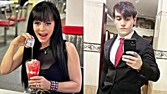 Maribel Guardia sorprendió a sus fans al publicar una foto del recuerdo en la que su hijo Julián Figueroa la lleva al altar de su segundo matrimonio. Foto: Instagram