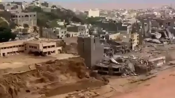 Tormenta Daniel deja graves afectaciones en Libia Tormenta Daniel deja graves afectaciones en Libia