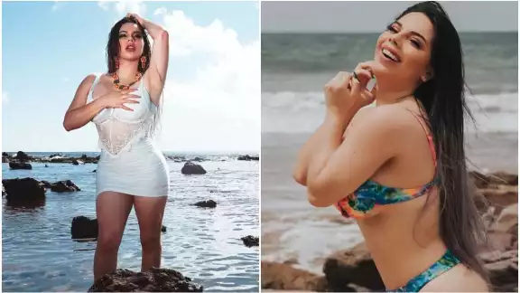 Lizbeth Rodríguez causó polémica y decidió despojarse de su ropa hasta quedarse en lencería en las calles de la Ciudad de México Lizbeth Rodríguez causó polémica y decidió despojarse de su ropa hasta quedarse en lencería en las calles de la Ciudad de México