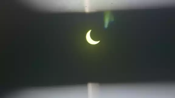 Cientos de personas acudieron al Planetario Ka’Yok’ para atestiguar el fenómeno meteorológico
