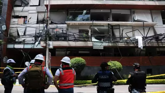 Esta mañana se registró una explosión en un edificio de departamentos de la Alcaldía Benito Juárez al registrarse una acumulación de gas. Foto: Cuartoscuro Esta mañana se registró una explosión en un edificio de departamentos de la Alcaldía Benito Juárez al registrarse una acumulación de gas. Foto: Cuartoscuro