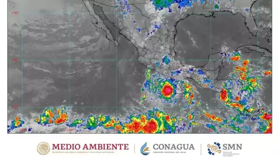 El Servicio Meteorológico Nacional mantiene vigilancia por la Tormenta Tropical Otis