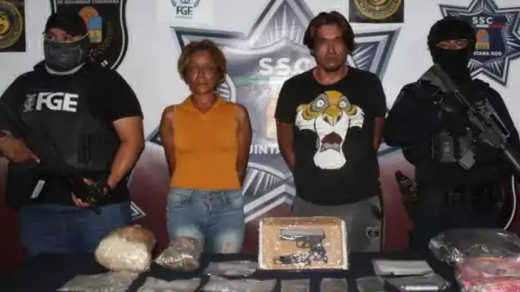 Incautaron 44 dosis de marihuana y cuatro fragmentos sólidos cristalinos parecidos al crack