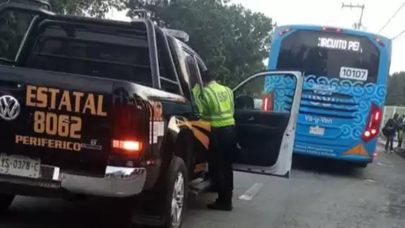 La joven fue trasladada a un hospital en Mérida La joven fue trasladada a un hospital en Mérida