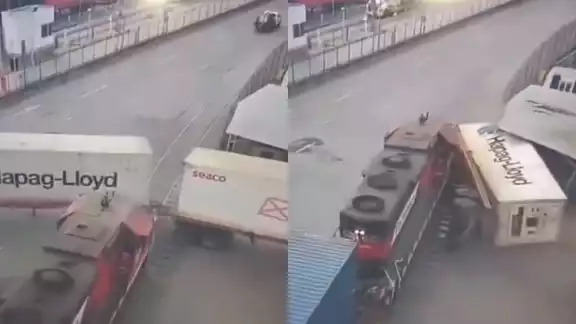 Ninguna persona resultó herida pese a lo aparatoso del accidente Ninguna persona resultó herida pese a lo aparatoso del accidente