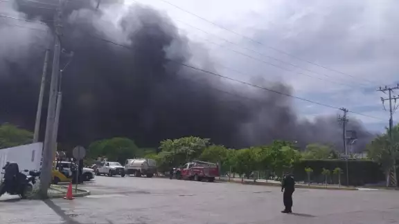 Surgió en el sitio la versión de que se llevaba a cabo un simulacro
