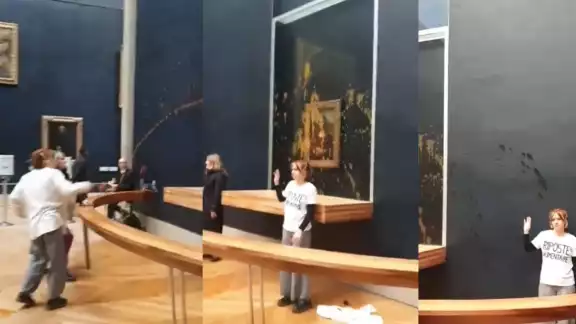 Al parecer la obra no sufrió ningún daño Al parecer la obra no sufrió ningún daño