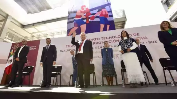El presidente Andrés Manuel López Obrador inauguró este lunes en Tepito el Bachillerato Tecnológico de Educación y Promoción Deportiva El presidente Andrés Manuel López Obrador inauguró este lunes en Tepito el Bachillerato Tecnológico de Educación y Promoción Deportiva