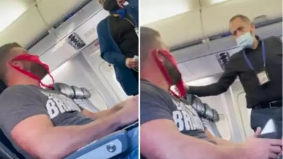 Un pasajero fue expulsado de su vuelo debido a que utilizó una tanga como cubrebocas