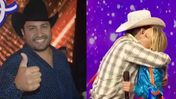Julión Álvarez enamorado de Fey y así reacciona al conocerla Julión Álvarez enamorado de Fey y así reacciona al conocerla