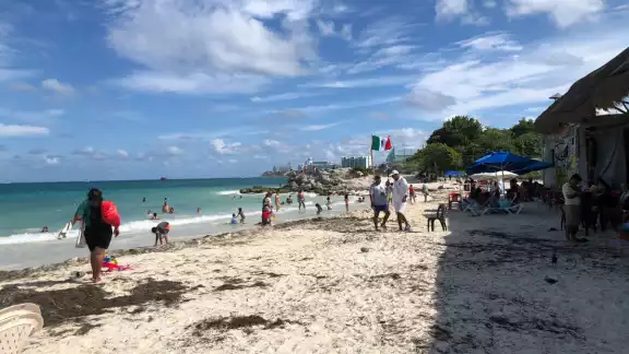 Playa Langosta es uno de los destinos más visitados de Cancún