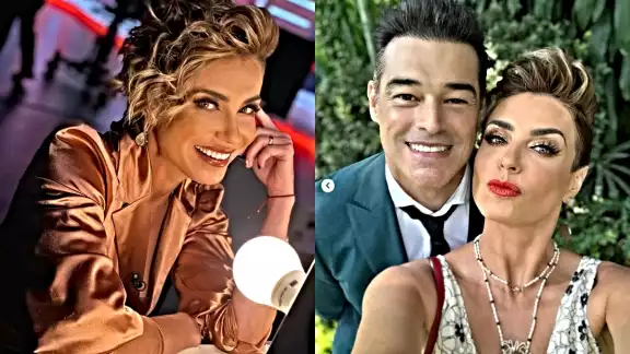 Una de las relaciones más sólidas es la de Carmen Muños y Juan Ángel Esparza, quienes se conocieron hace 17 años en los foros de Televisa. Foto: Instagram