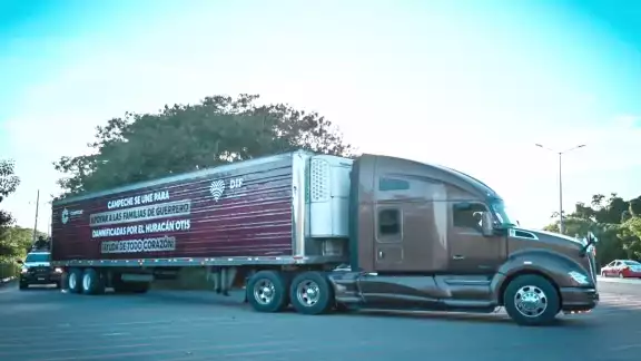 Los víveres fueron recaudados en los últimos días en las instalaciones de la Mansión Carvajal