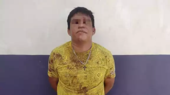 El hombre fue trasladado a la cárcel de Ciudad del Carmen