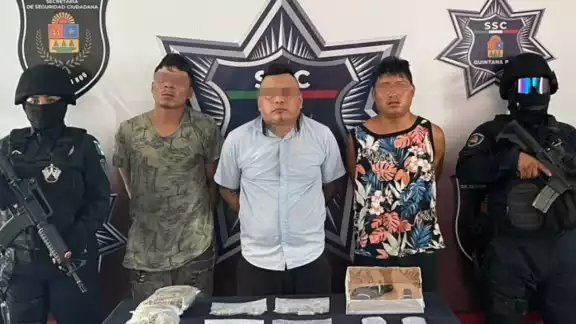 Fueron reportados al número de emergencias 911 por transitar encapuchados y armados Fueron reportados al número de emergencias 911 por transitar encapuchados y armados