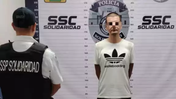 El hombre ruso quedó a disposición de la Fiscalía Especializada en Delitos contra la Salud en Playa del Carmen