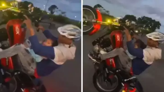 Usuarios en redes sociales pidieron que le den cárcel al motociclista