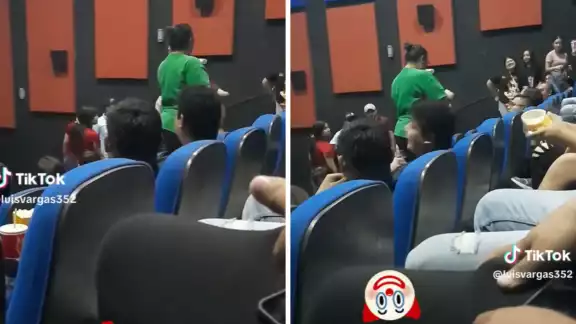 Al revelarse la confusión toda la sala de cine estalló en risas
Al revelarse la confusión toda la sala de cine estalló en risas