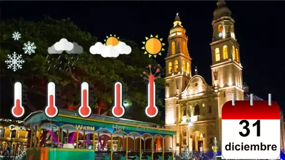 Las temperaturas bajarán en el transcurso de la tarde del 31 de diciembre