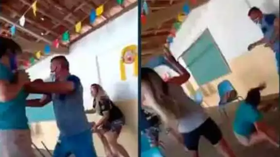 Nadie esperaba que esto ocurriera en un centro de vacunación. Foto: Especial Nadie esperaba que esto ocurriera en un centro de vacunación. Foto: Especial