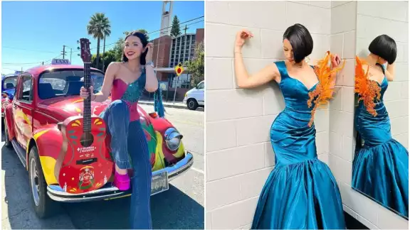 Ángela Aguilar hija de Pepe Aguilar y Aneliz Álvarez-Alcalá nació en Los Ángeles, California, el 8 de octubre de 2003. Foto: Instagram angela_aguilar_