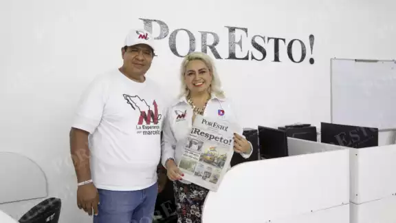 Diana León y Rafael Quintanar visitaron la Redacción de Por Esto! en Quintana Roo Diana León y Rafael Quintanar visitaron la Redacción de Por Esto! en Quintana Roo