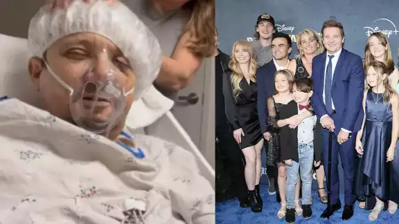 Jeremy Renner reaparece en una alfombra roja tras su fuerte accidente Jeremy Renner reaparece en una alfombra roja tras su fuerte accidente