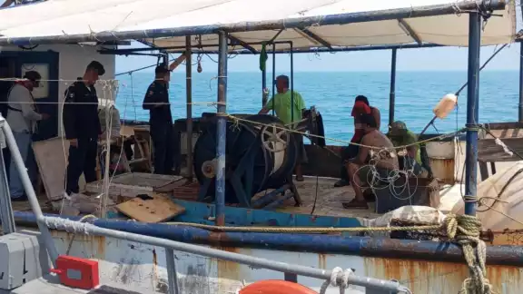 La embarcación fue decomisada por las autoridades en Progreso La embarcación fue decomisada por las autoridades en Progreso