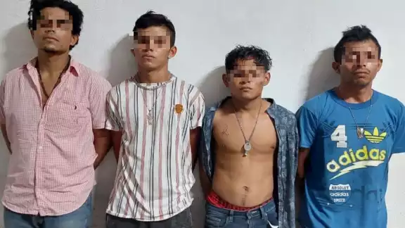 Los hombres fueron detenidos y trasladados a la cárcel municipal de Tizimín Los hombres fueron detenidos y trasladados a la cárcel municipal de Tizimín