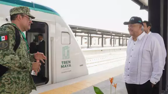 AMLO viajará de nuevo en el Tren Maya en octubre AMLO viajará de nuevo en el Tren Maya en octubre