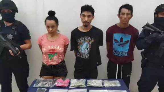 Se les hallaron 56 dosis de sustancias ilícitas en sus pertenencias