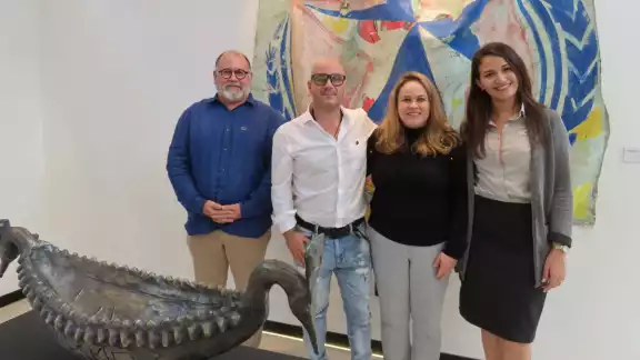 El espacio del centro cultural solía ser la casa y estudio del finado artista yucateco Ermilo Torre Gamboa