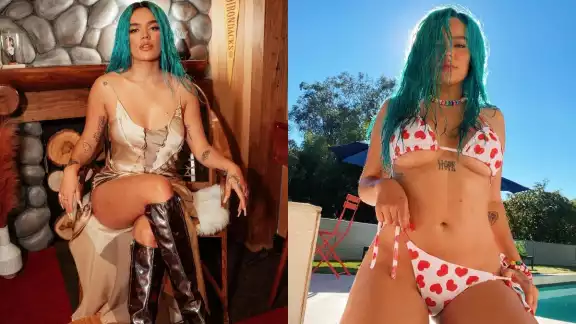 Karol G es mucho más baja de estatura de lo que pudiera imaginarse Karol G es mucho más baja de estatura de lo que pudiera imaginarse