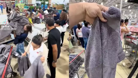 Los yucatecos se llevaron más de 10 toallas en sus carritos del Costco