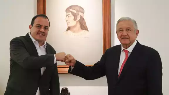 Cuauhtémoc Blanco recibió el espaldarazo de Andrés Manuel López Obrador