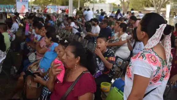 Así lucía el aforo para la presentación de Xóchitl Gálvez