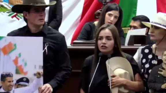 Grecia Quiroz, viuda de Carlos Manzo, se convirtió en alcalde de Uruapan. 