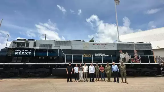 El tren conectará el Océano Pacífico con el Golfo de México y el Océano Atlántico