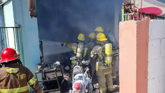 Afortunadamente no se registraron personas lesionadas.