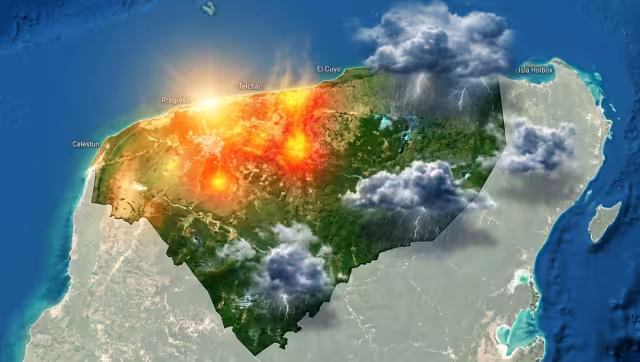 Habrá calor y lluvias dispersas en Yucatán este martes 21 de abril