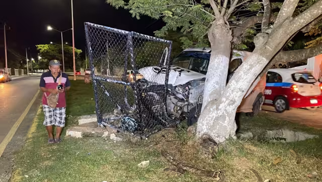 La camioneta quedó en pérdida total