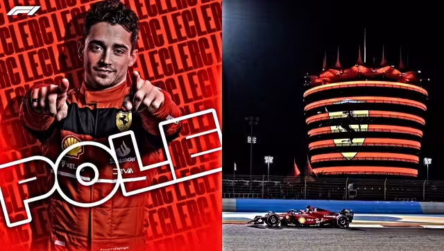 Charles Leclerc fue el más rápido en la Q3 de Bahréin. Foto: Especial