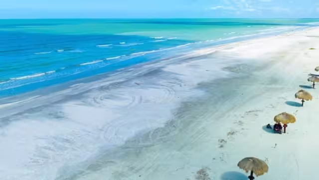 Playa Norte, Ciudad del Carmen está ubicada a 10 minutos de la ciudad