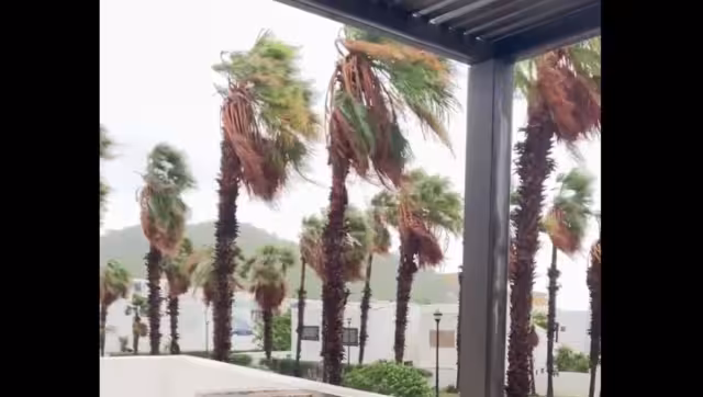 El Huracán Norma comienza a dejar sentir sus fectos en las costas de Baja California Sur