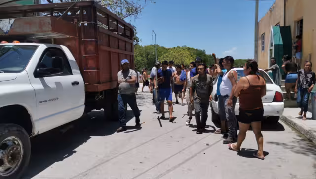 Los empleados de mudanzas terminaron con golpes y heridas sangrantes