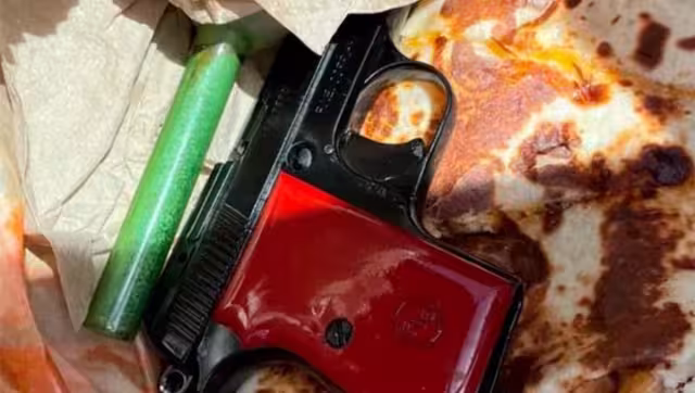 El arma en la quesadilla. Foto: Especial