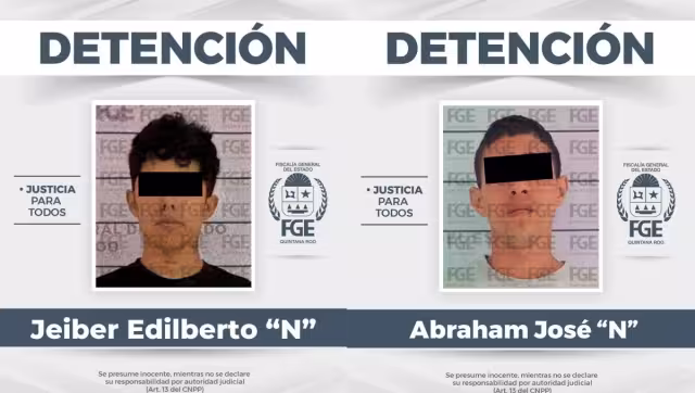 Caen dos extranjeros por extorsión en Chetumal