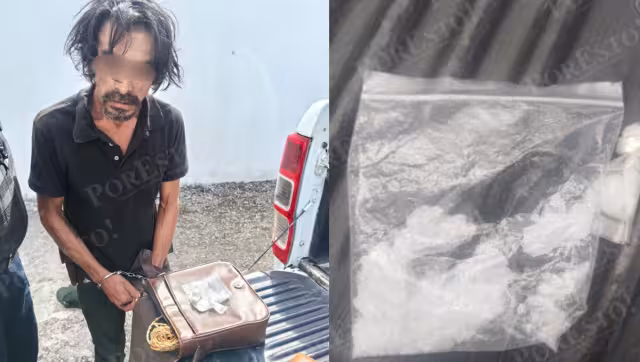 Cae en Escárcega un hombre con presunta droga durante operativo de la SPSC