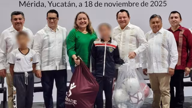 El gobernador Díaz Mena destacó que el objetivo de estas acciones es masificar el deporte en Yucatán