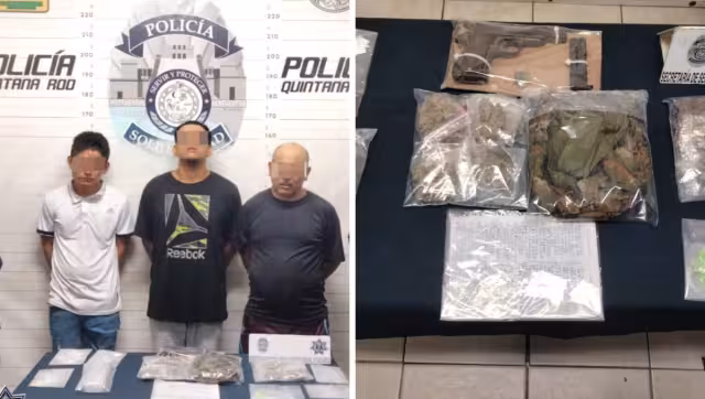 Dos de los detenidos son originarios de Veracruz